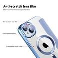 thumbnail image 3 of Allytech Wallet Case for iPhone 14 with Card Slots & Lens Protector, Compatible with MagSafe, Slim Shockproof Anti-Scratch Clear Back Panel [RFID Blocking] Case - Blue, 3 of 7