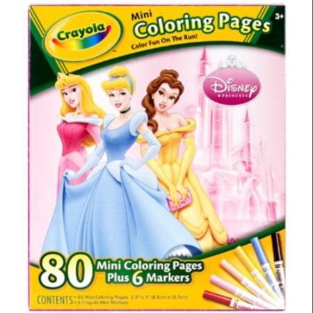  Crayola mini coloring pages Disney princess  04 5055 