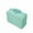 Blue, variant on Ecodecor Cosmetic Storage Organizer Box, Woven Rattan Makeup Vanity Case with Handles, Portable Travel Toiletry Basket for Bathroom Countertop, 1-Pack Blue Tanuke
