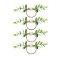 thumbnail image 2 of 4Pcs Napkin Rings Napkin Rings Hotel Decorative Setting Handicraft Flower Rings For Weddings Christmas, 2 of 8