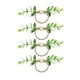 thumbnail image 2 of Anillos para servilletas de mesa de hotel, 4 anillos para servilletas, anillos para servilletas de flores simples, hebilla para servilletas, diseño exquisito, 2 of 8
