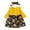 Yellow, variant on XEGLSBU Dresses for Girls 10-12 Short Sleeve Toddler Kid Baby Girls Ribbed Ruffled Splice Floral Leopard Party Princess Dress Dresses for Girls 5-6 Elegant Brown Size 3-4 Years