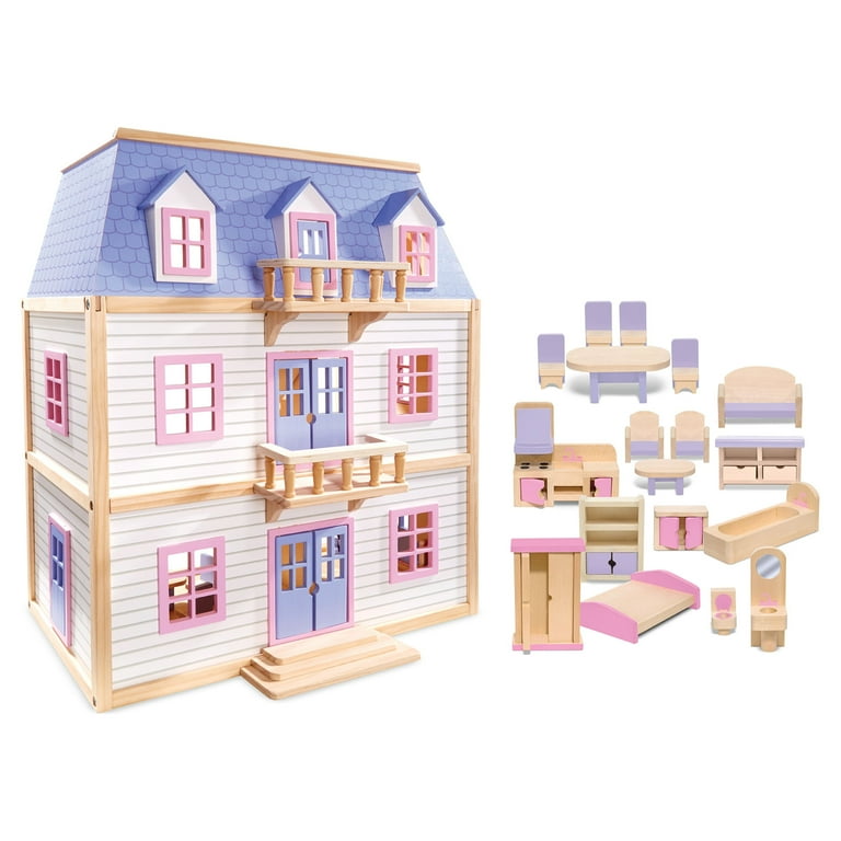 Melissa and doug dollhouse furniture walmart deals