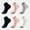 2black+2pink+1gray+1white, variant on HuaAngel Ankle Socks Women Athletic Running Socks Cushioned 6-Pairs