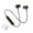 B-Black, variant on Hohaski Neckband Bluetooth 5.0 Earbuds Sport Magnetic Wireless Headphones Stereo Music Earbuds Metal with Mic