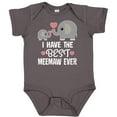 thumbnail image 3 of Inktastic Best Meemaw Ever Grandkids Boys or Girls Baby Bodysuit, 3 of 5