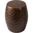 thumbnail image 4 of Metal Stool Table Truly Crossfunctional Planter Sense End Table Stool Living Room Bedroom Side Sofa Table Modern Decor - Glossy Copper Finish - 65205, 4 of 8