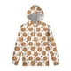 thumbnail image 4 of Sudadera con capucha con estampado 3D de galletas con chispas de chocolate para hombre y mujer, informal, de manga larga, con dibujos animados y bocadillos, 4 of 4