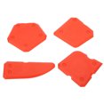 thumbnail image 1 of Rabrapador De Cemento De Vidrio De Silicona, Raspador De Sellador, Kit De Herramientas De Acabado De Calafateo Para Lechada Con 4 Piezas, 1 of 7