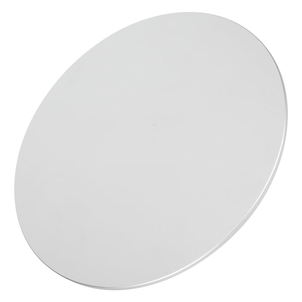 Base para monitor de computadora con rotación de 360 grados de aleación de aluminio, soporte antideslizante para tableta (plateado)