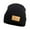 C-Black406, variant on Children's Knitted Hat For Boy Girl Solid Color Beanie Warm Insulated Winter Versatile Hats