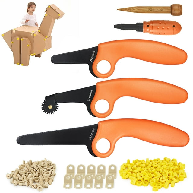 Kit de construcción de cartón ZLemma 425 piezas para niños
