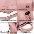 thumbnail image 5 of Handbags and Purses for Women Fashion Tote Bags Tassle Shoulder Bag Top Handle Satchel Purse Set 3pcs, 5 of 6