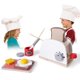 thumbnail image 3 of Wooden -Up Toaster Toy Play Kitchen Accessories Play Food Bread, Butter, Poached Egg Cutting Pretend Toys for Kid, 3 of 5