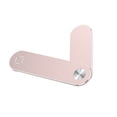 thumbnail image 2 of Cateissary Soporte para teléfono portátil de aleación de aluminio, soporte autoadhesivo desmontable, estante de almacenamiento para teléfono Teléfono y Comunicación Rosado, 2 of 6