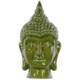 thumbnail image 1 of Urban Trends Collection: Ceramic Buddha Head Gloss Finish, 1 of 2