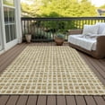 thumbnail image 6 of Addison Rugs Chantille Indoor/Outdoor Transitional Geometric Gold Washable Rectangle Rug, 8' x 10', 6 of 6