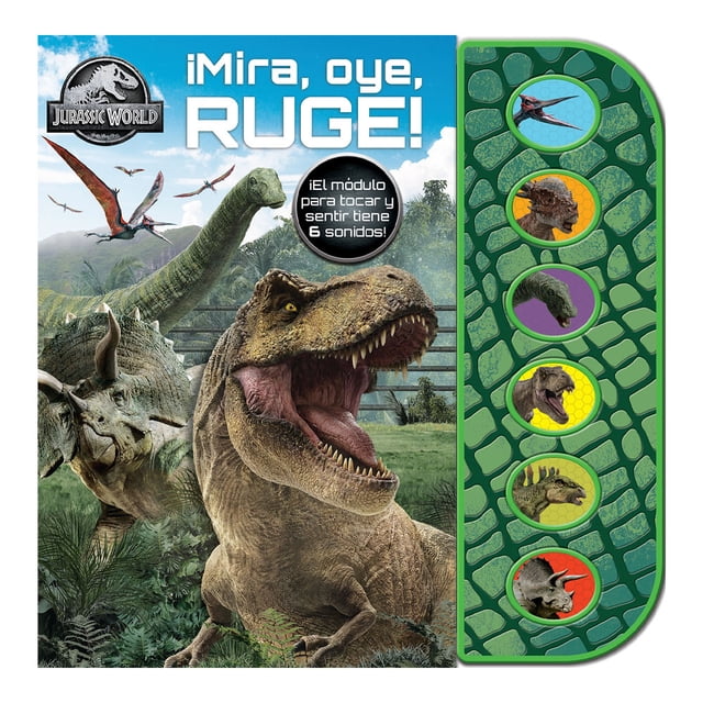Jurassic World Mira Oye Ruge Pil Libro de Bolsillo Libros Interés General 1A