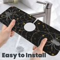 thumbnail image 6 of Kdxio Spiderweb Bats And A Spider Pattern Non-Slip Diatom Mud Faucet Drain Pad,Self Absorbent Mat for Kitchen Sink for Variety Kitchen & Bathroom Countertops, 6 of 7