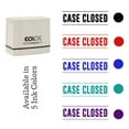 thumbnail image 7 of Printtoo Case Closed Self Inking Rubber Stamp Pre-Inked Office Stamp- Home Office Business Stationery, 47 x 20 mm Blue, 7 of 7