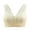 Beige, variant on Front Closure Bras for Women Pattern Large Size Front Buckle Without Steel Ring Bra Underwear Bras for Women No Underwire Womens Bras Beige 40