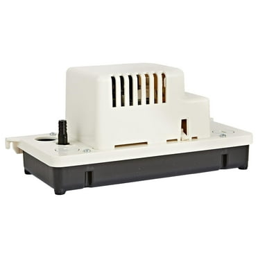 Werqueid VCCA-20ULS 115-Volt, 1/30 , 80 GPH Low Profile Automatic Condensate Removal Pump with Safety Switch, White/Black, 554201101