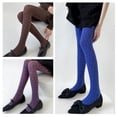 thumbnail image 3 of ZPAQI Women Autumn Slimming Stockings Pantyhose Dark Floral Patterned Silky Tights, 3 of 20