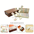 thumbnail image 2 of BESTSKY 2026 New Portable Mahjong Game Set Assorted Colors Family Board Game Set Travel Mahjong Set,Family Gatherings,Travel,Parties,Casual Entertainment, 2 of 3