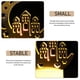 thumbnail image 3 of Decorative Lamp Ramadan Party Eid LED Candle Lamp Castle Shape Golden Iron Plastic for Home Decoration 1Set, 3 of 4
