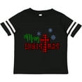 thumbnail image 3 of Inktastic Merry Christmas Buffalo Plaid Cross with Snowflakes Boys or Girls Toddler T-Shirt, 3 of 5