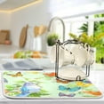 thumbnail image 5 of Coolnut Butterflies and Pretty Bird Dish Drying Mat for Kitchen, 18 x 24 Inch Microfiber Absorbent Dish Drying Pad, Machine Washable Kitchen Counter Protect Mats, 5 of 7