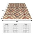 thumbnail image 3 of Honeii Fashion Tatreez (3) Print Fleece Blanket - Throw Blanket for Bed, Sofa, Couch, Camping, and Travel , Microplush Ultra Soft Warm Blanket-60"x50", 3 of 7