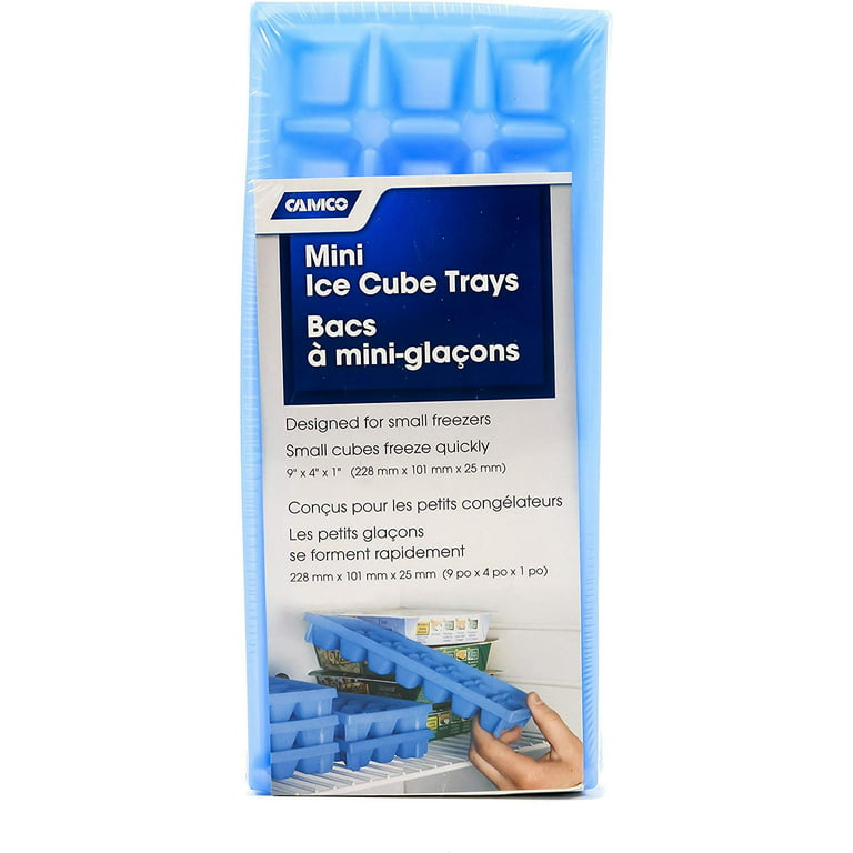 Camco 44100 Ice Cube Tray, Blue, 9 Inch Lenth By 4 Inch Width By 2