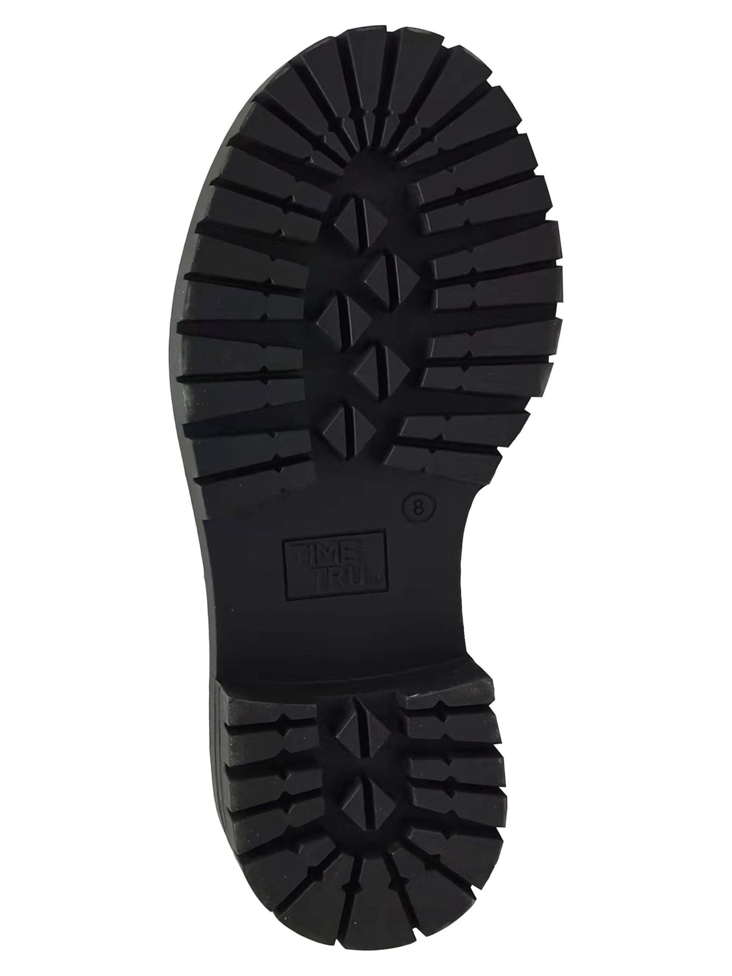 Time and Tru Women's Lug Chelsea Boots, Wide Width Available