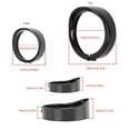 thumbnail image 5 of 4.5'' 7" Headlight Visors Trim Rings Motorcycle Headlamp Frenched Rings Decorate Accessories Universally Fitment, 5 of 14