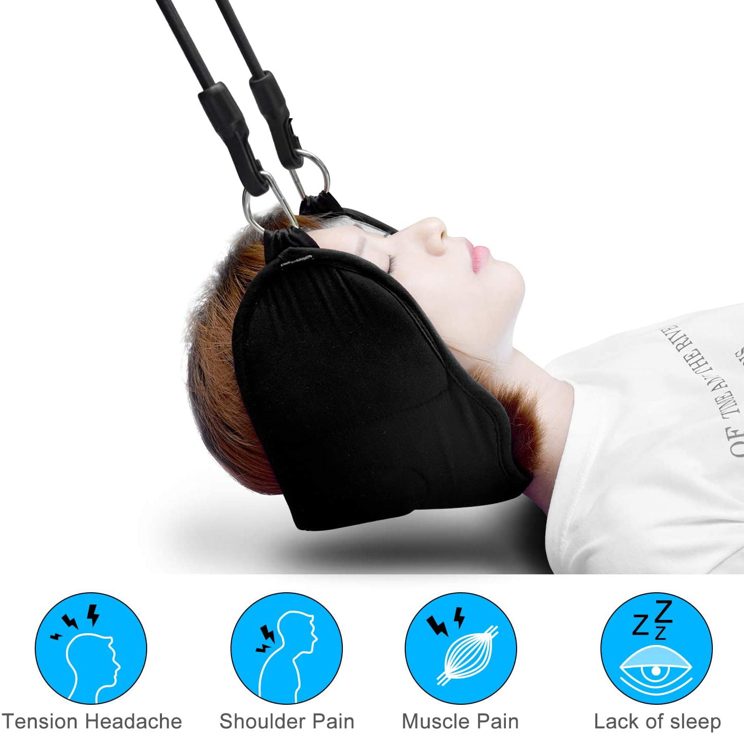 Hammock for Neck Portable Relaxation Supporter for MusclesPain Anti-fatigue #ur 