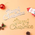 thumbnail image 4 of 1/10 piezas de decoración navideña de plástico con colgante de Feliz Navidad, colgante con letras en inglés, adornos para árbol de Navidad, decoración de Año Nuevo, 4 of 5