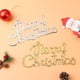 thumbnail image 4 of 1/10 piezas de decoración navideña de plástico con colgante de Feliz Navidad, colgante con letras en inglés, adornos para árbol de Navidad, decoración de Año Nuevo, 4 of 5