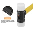 thumbnail image 5 of Uxcell Rubber Mallet Hammer 17oz 35mm Dia Double-Faced Soft Nylon Installation Hammers, 5 of 6