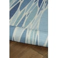 thumbnail image 2 of Linon Outdoor Washable Area Rug Collection, Blue and Ivory, 7' x 9', 2 of 8