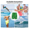 thumbnail image 6 of Honeii Shiny round green sequins Print Men's Swim Shorts,Mens Swim Trunks,Breathable Mesh Beach Shorts for Swimming,Surfing, and Beach Activities-X-Large, 6 of 6