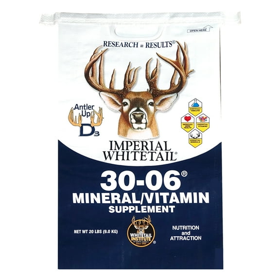 Whitetail Institute 30-06 Mineral/Vitamin Deer Supplement Granular 20 lb