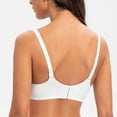 thumbnail image 2 of MELENECA Women's Full Coverage Underwire Support Plus Size Breastfeeding Nursing Bra White 40B, 2 of 3