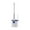 Blue, variant on BVXEEP Toilet Brush and Holder Set, Toilet Brush With, Bathroom Toilet Bowl Brush Set, Non-Slip Handle, Wall Mounted/Floor Standing
