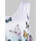 thumbnail image 3 of Además de la mariposa tamaño de la impresión del pañuelo Hem Tank Top Rosegal  Camisetas sin mangas de talla grande, 3 of 5