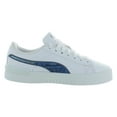 thumbnail image 2 of Puma Jada Denim Womens Shoes Size 6, Color: White/China Blue/Plein Air, 2 of 5