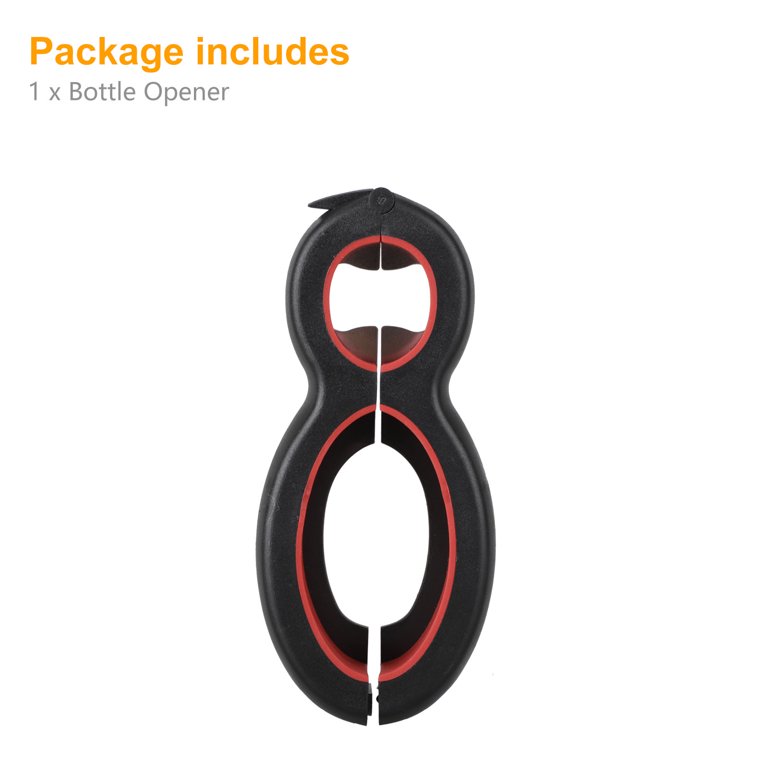 6-In-1 Bottle Opener, Can, Soda, and Jar Openers, Twist Off Lid