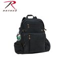 thumbnail image 3 of Rothco Jumbo Vintage Canvas Backpack - Black, 3 of 9