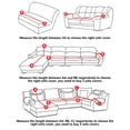 thumbnail image 6 of Solid Color Anti Slip Anti Scratch Couch Cover, Stretch Thickening Sofa Slipcover L Shape Sofa Cover Pets Kids Children Dog Cat-Beige-4 Seater, 6 of 7