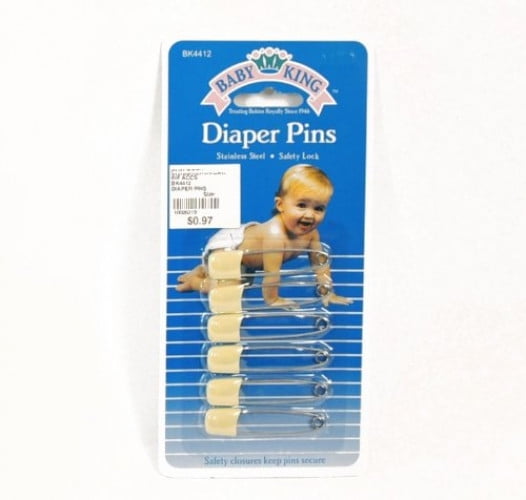 BABYKING DIAPER PINS 6PACK